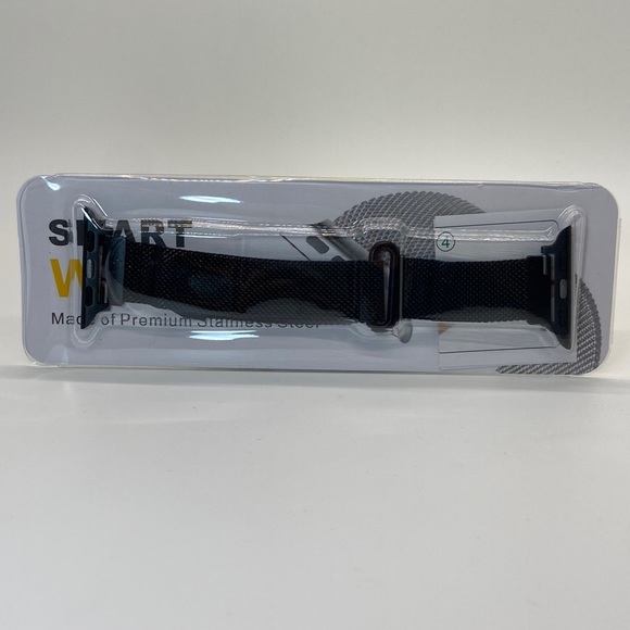 New Smart Watch Black Stainless Steel Apple Replacement Band. Fits 38-40mm. - Picture 4 of 4